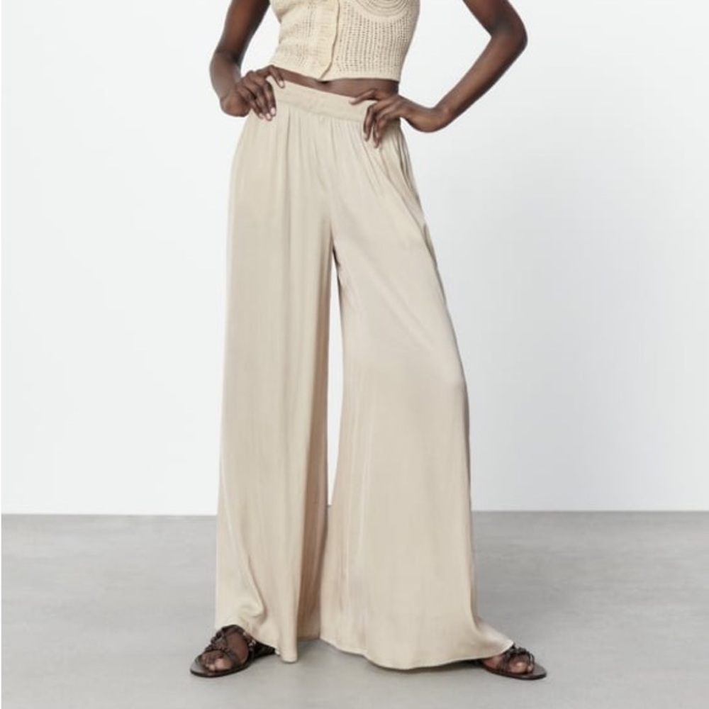 Zara Palazzo Pants, Small